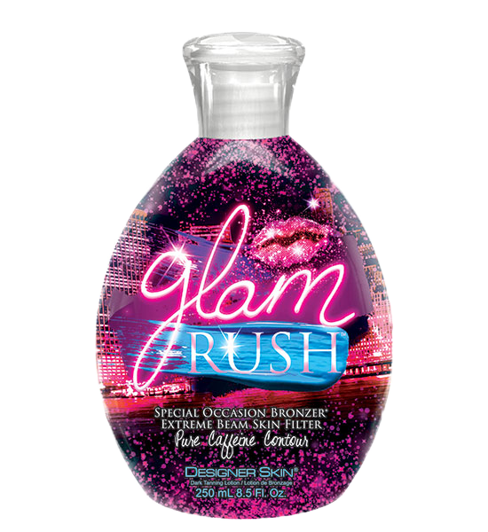 ds-glam-rush Fashionably late is not option when it comes to your must-have signature bronze. So we’ve concentrated a show-stopping DHA blend like only Designer Skin can, to give you noticeable results after one session. It’s your big day… Bronze Accordingly.